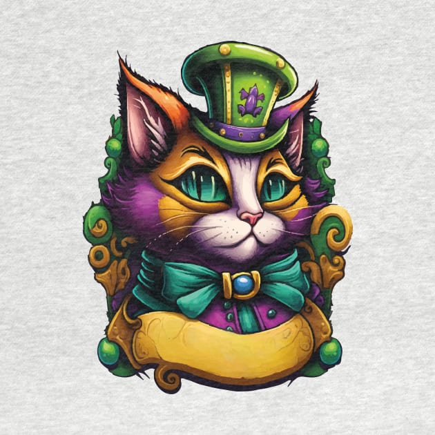 Cat Mardi Gras by kanisky